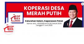 KOPERASI DESA MERAH PUTIH KALURAHAN SALAM